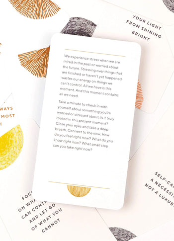 Calm the Chaos cards | multicolor