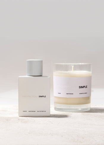 simple scented candle | multicolor