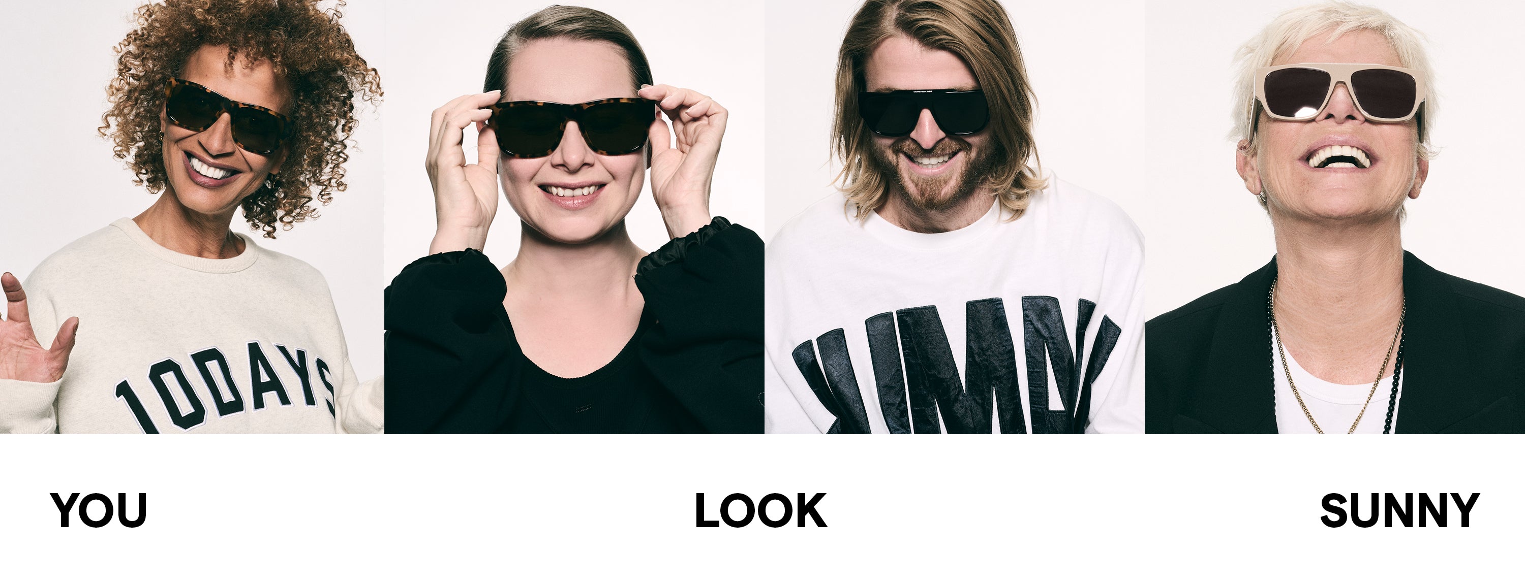 Variation of our 10DAYS sunglasses