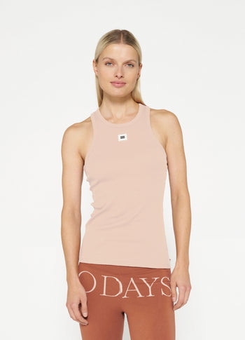 tank top rib | sepia sand
