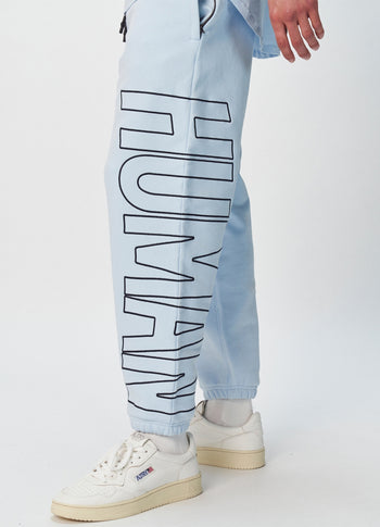 Chris fleece jogger | sky blue