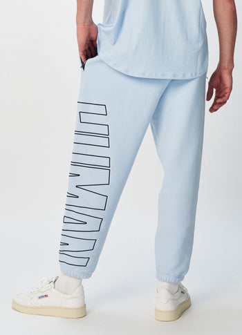 Chris fleece jogger | sky blue