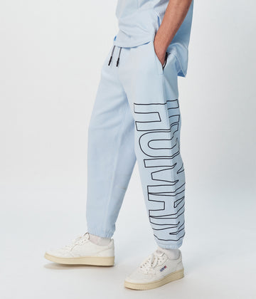 Chris fleece jogger | sky blue