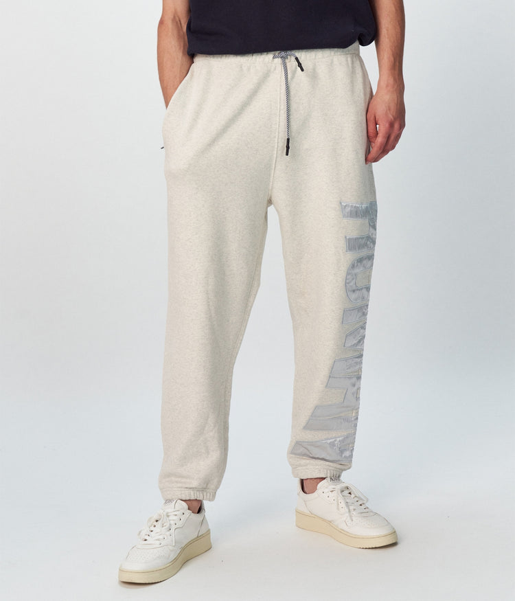 Chris fleece jogger | soft white melee
