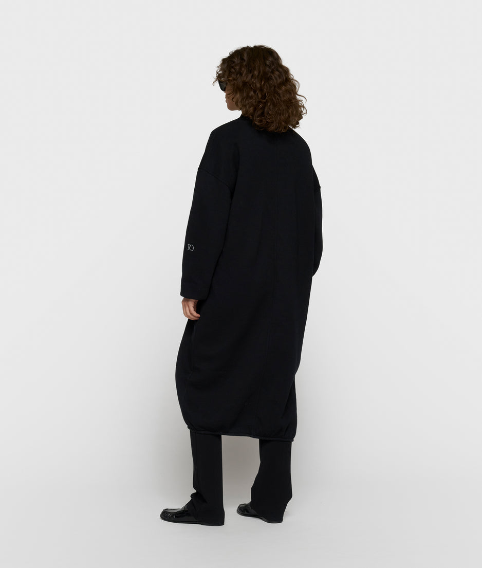 Langer Baseball Cardigan | black