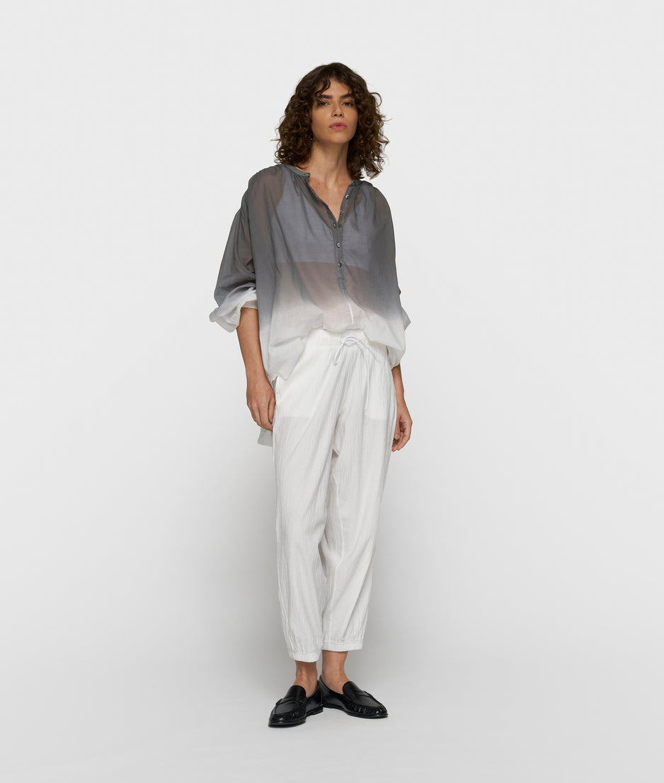 dip dye blouse | mid grey