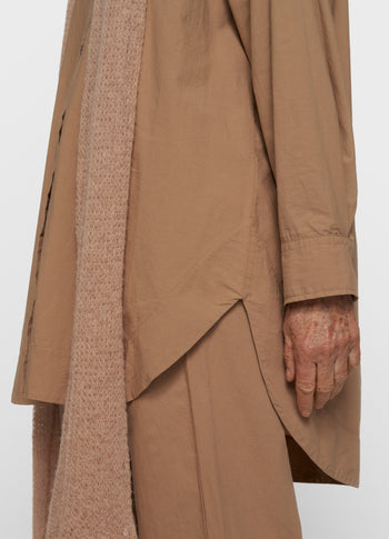 long blouse | light fudge