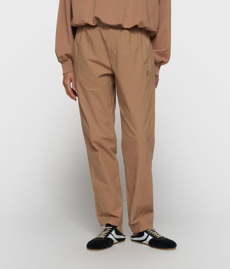 woven jogger | light fudge