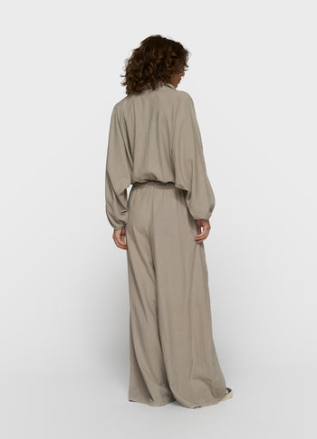 cotton linen jumpsuit | fog