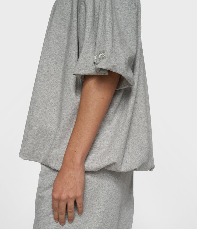 balloon tee | light grey melee