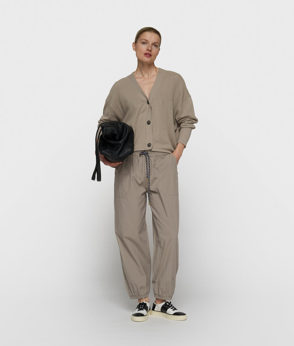 crinkle jogger | fog