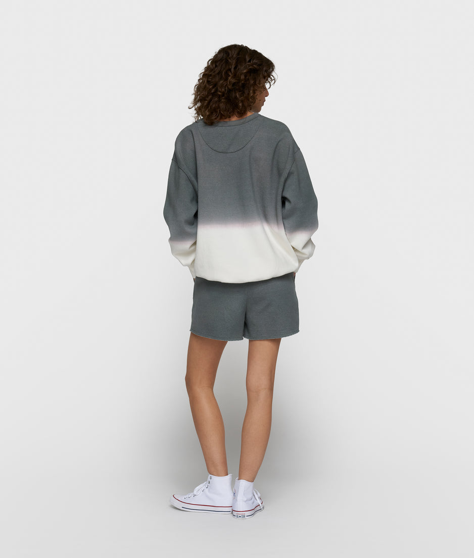 shorts dip dye | mid grey
