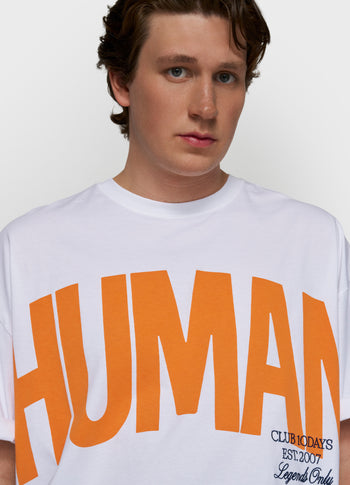 oversized tee | white