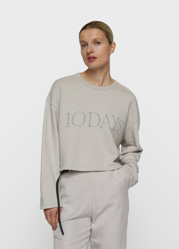 Kurzer 10DAYS Sweater | stone