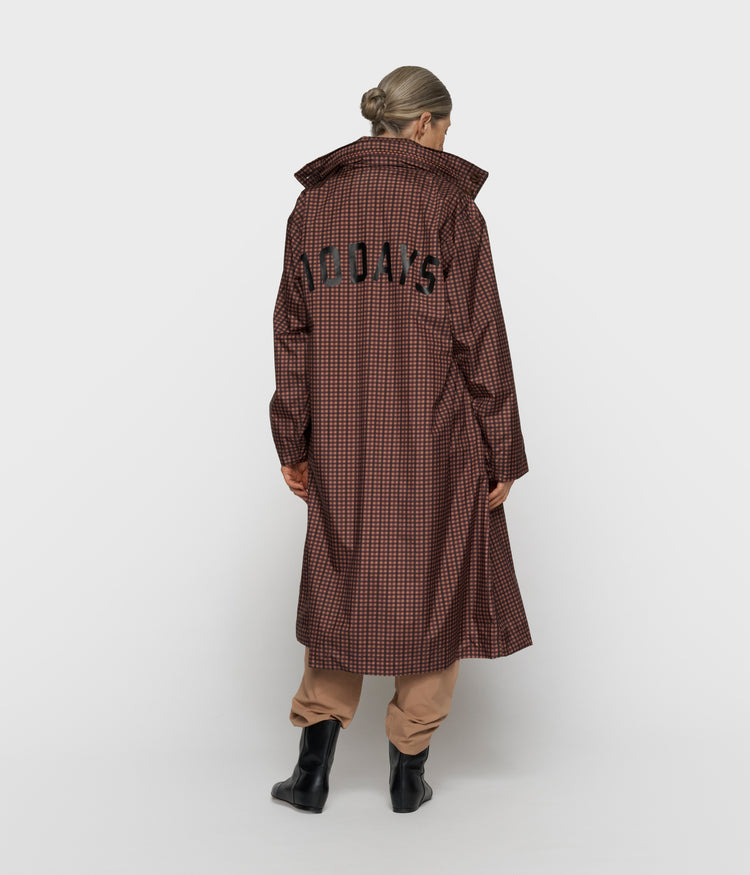 the wetlook coat | light fudge
