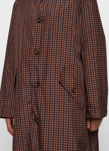 the wetlook coat | light fudge
