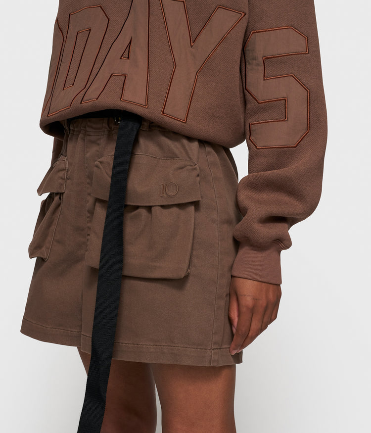 utility shorts | truffle