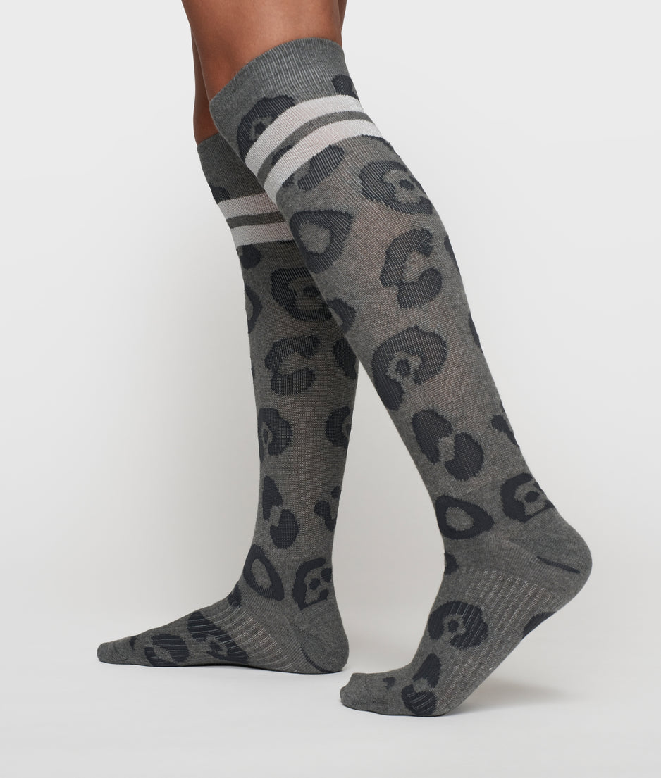 knee socks leopard | antra melee