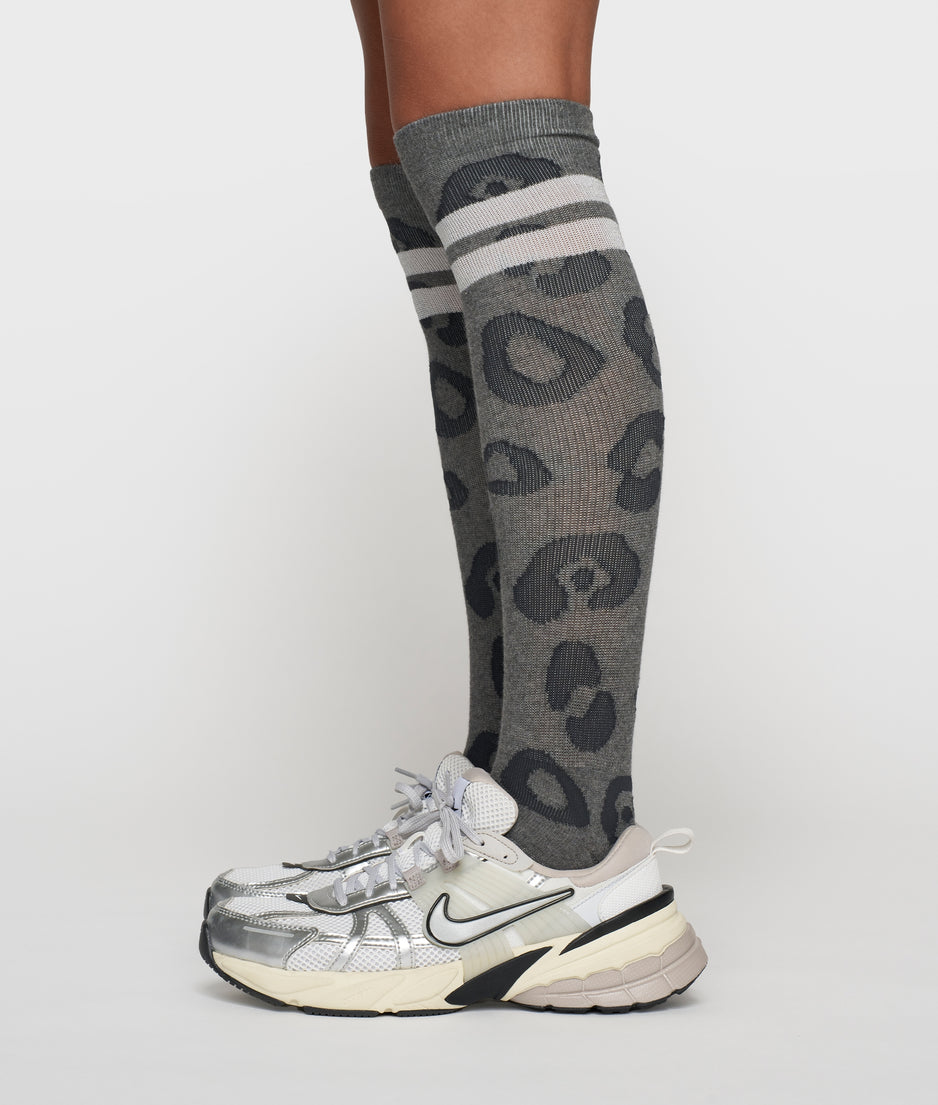 knee socks leopard | antra melee