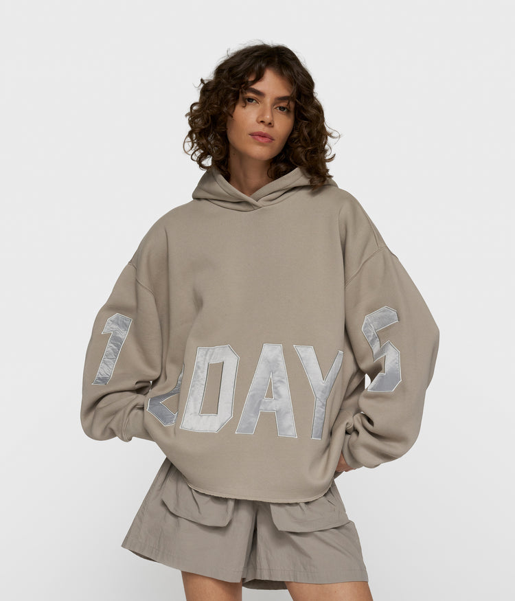 statement logo hoodie | fog