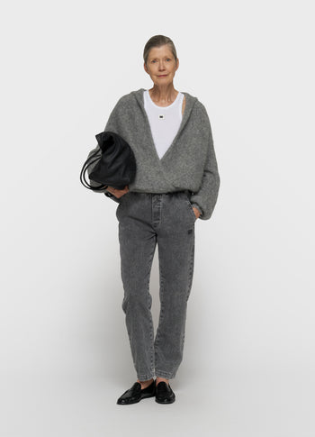 Denim Jogginghose | black