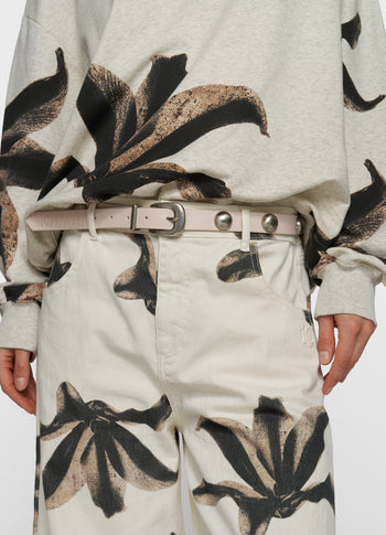 leather belt studs | powder