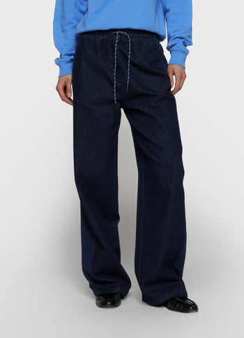 Western Hose Chambray | dark blue