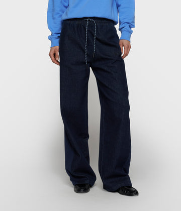 Western Hose Chambray | dark blue