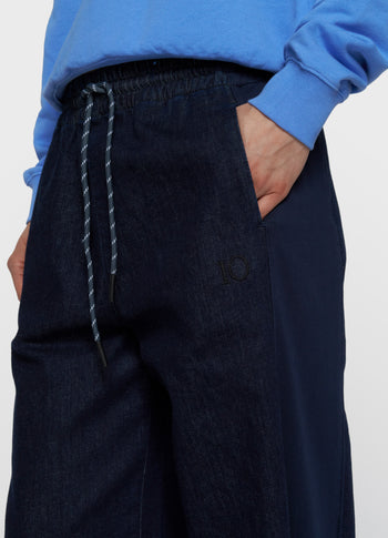 Western Hose Chambray | dark blue