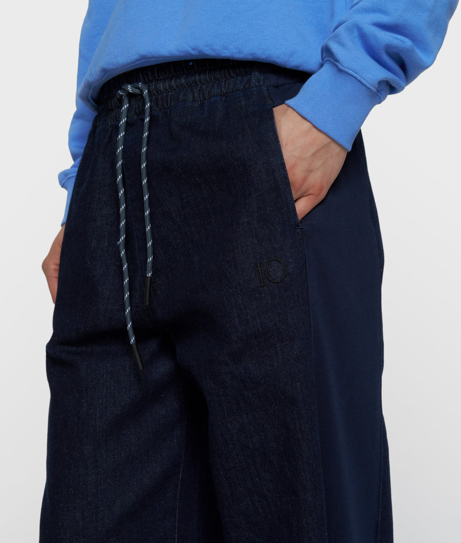 Western Hose Chambray | dark blue