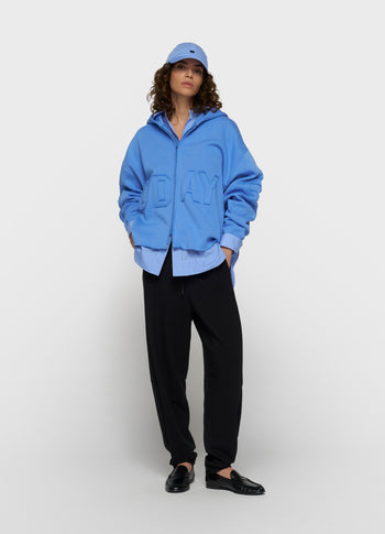 statement zip hoodie | ultramarine