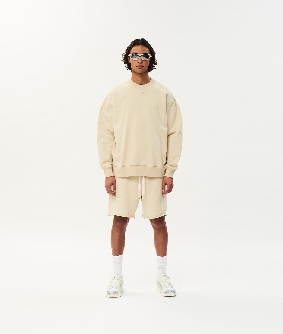 Levi fleece sweater | oat