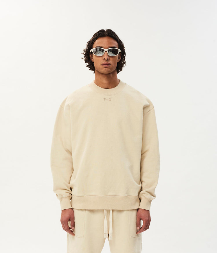 Levi fleece sweater | oat