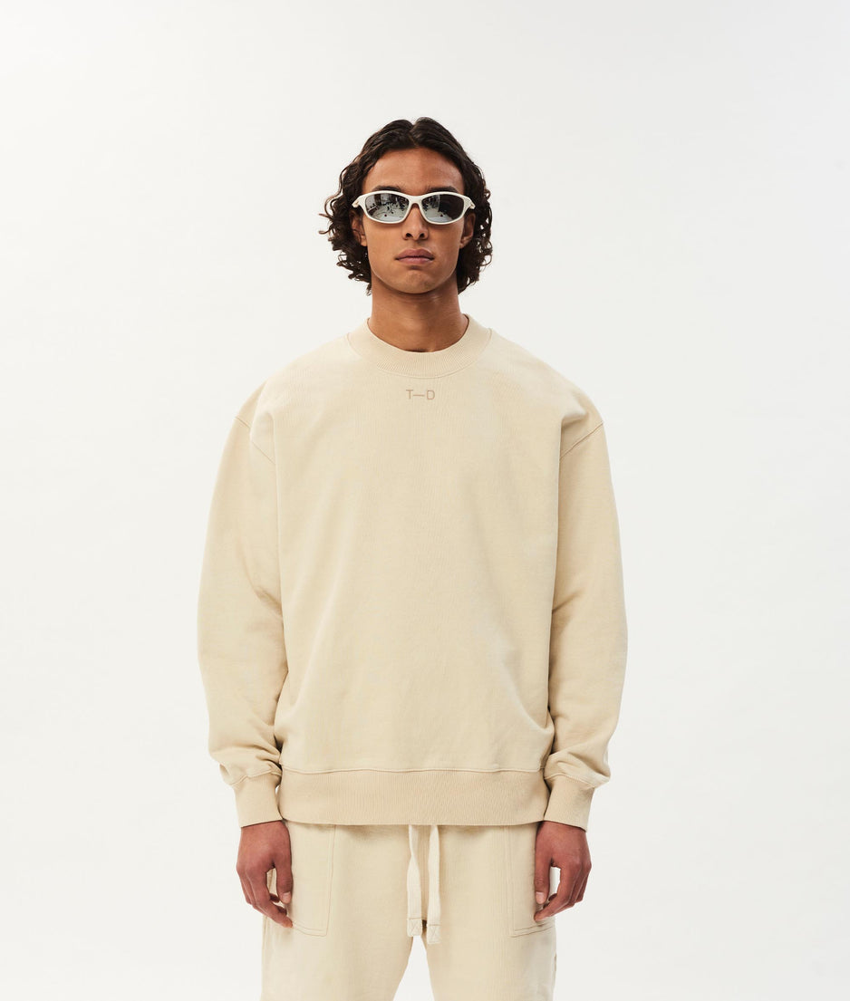 Levi fleece sweater | oat