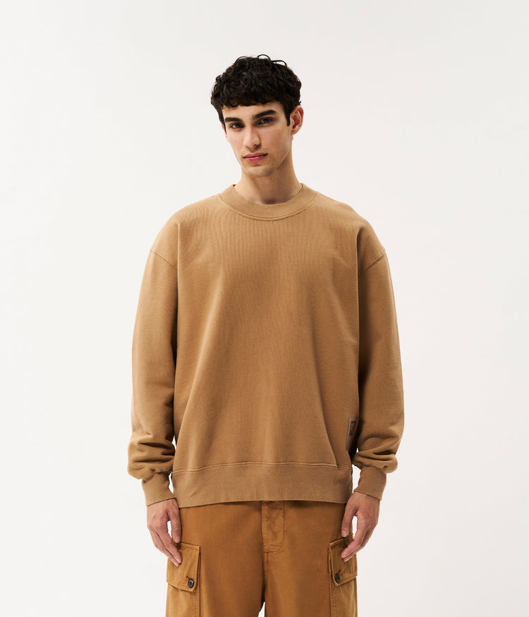 Ashley fleece sweater | camel