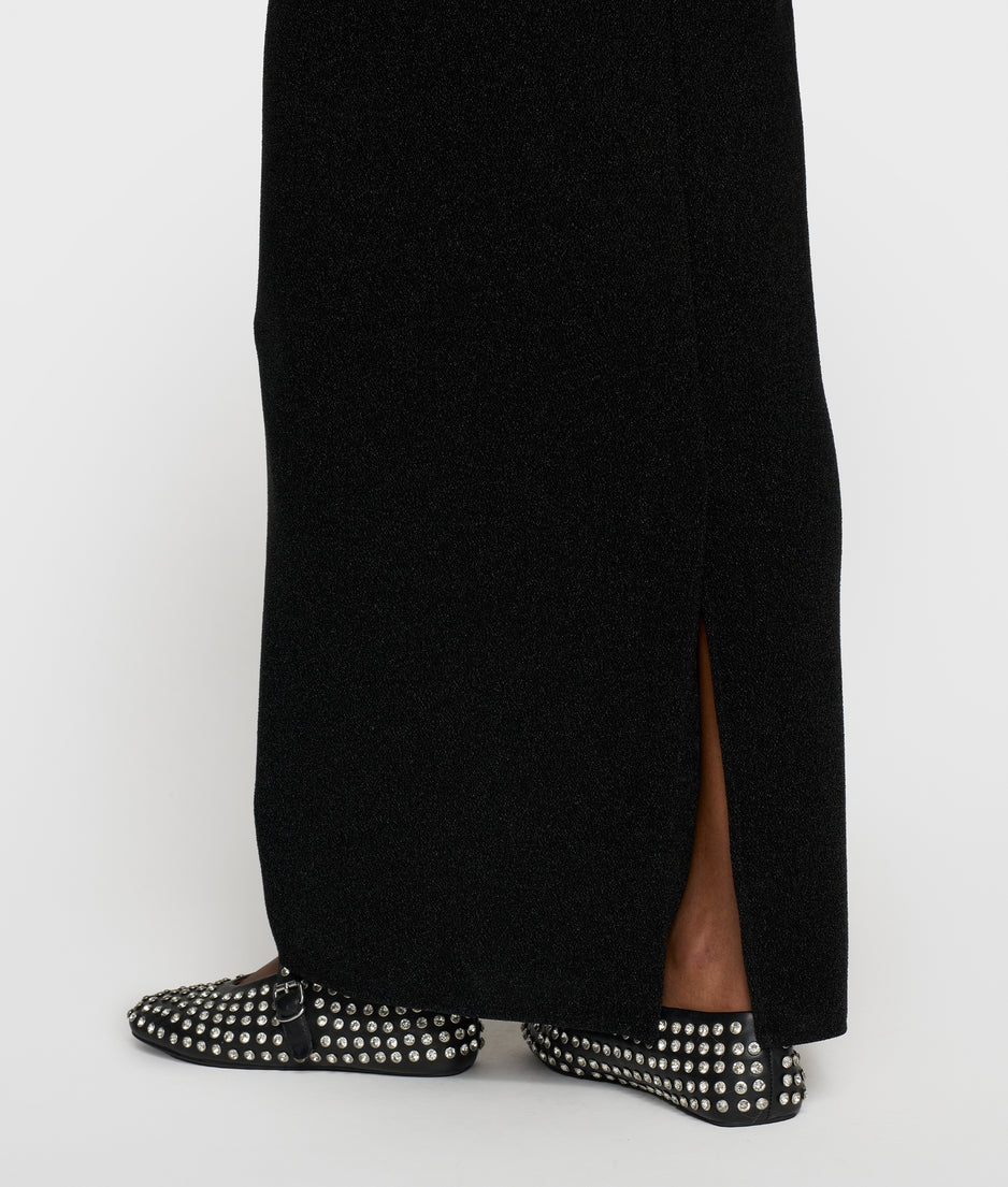 tube dress sparkle | black