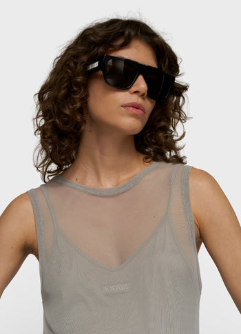 mesh dress | fog