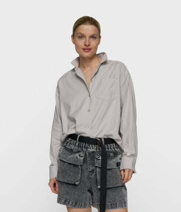 pique shirt | stone