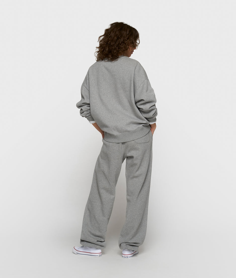 oversized sweater | light grey melee