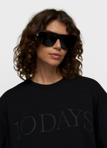 Kurzer 10DAYS Sweater | black