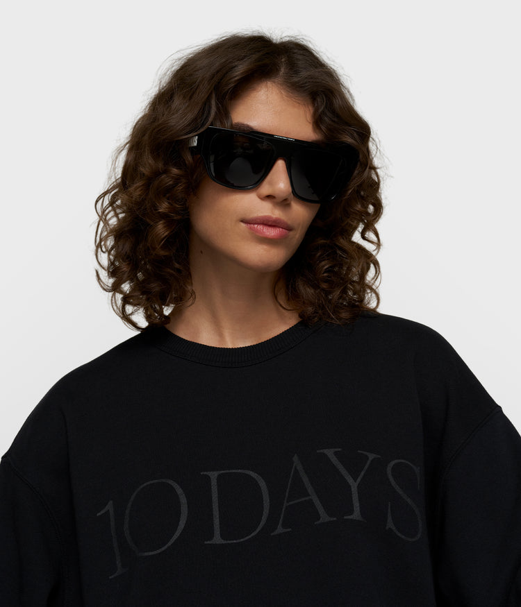 Kurzer 10DAYS Sweater | black