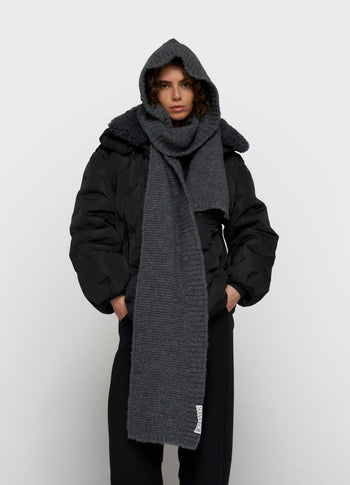 Kapuzenstrickschal | antra melee
