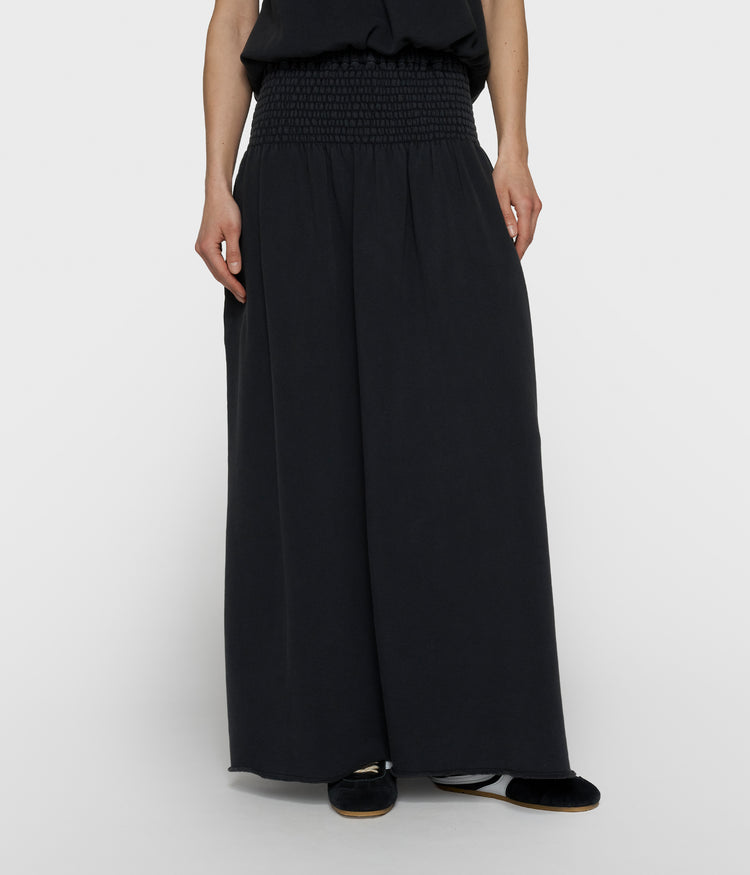 smock skirt washed | dark charcoal