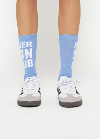 socks after sun club | blue bell