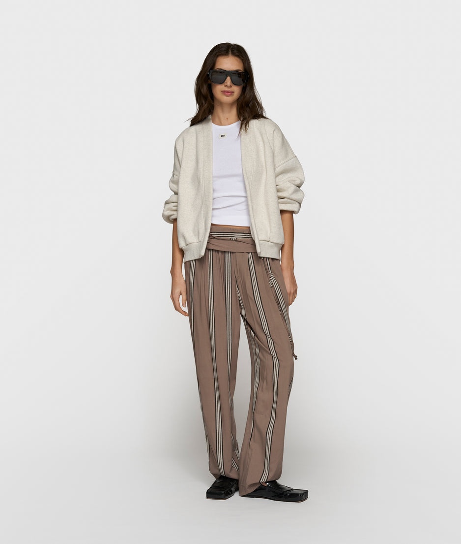 comfort pants stripes | moonrock