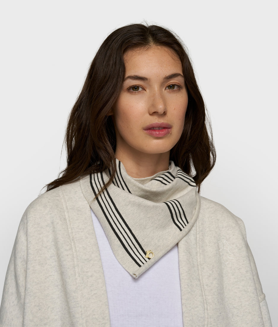 bandana stripes | soft white melee