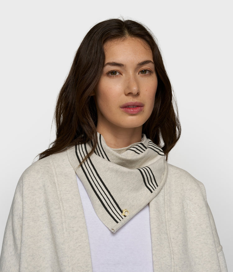 bandana stripes | soft white melee