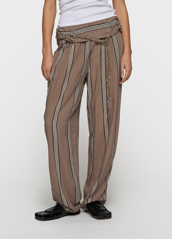 comfort pants stripes | moonrock