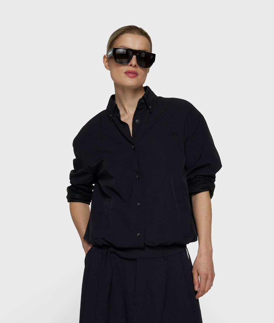 travel blouse jacket | black