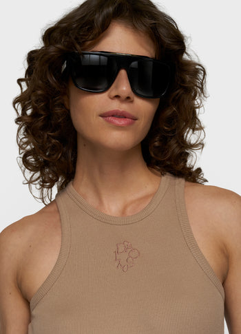 tank top rib | light fudge